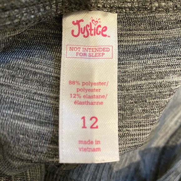 JUSTICE BLACK LEGGING - Picture 3 of 3